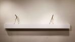 2004 acrylic on wood, knotted rope and steel, cm 150 x 65 x 30