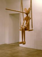 1998 wood and rope, cm 55 x 250 x 160