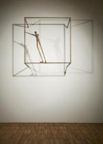 2010 knotted rope and steel 120 x 120 x 70